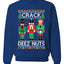 Crack Deez Nuts Meme Ugly Christmas Sweater Christmas Unisex Crewneck Graphic Sweatshirt