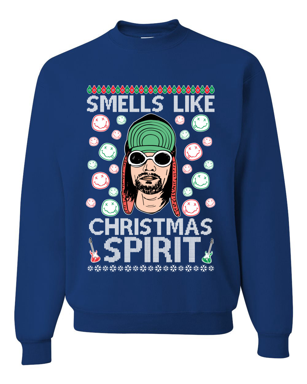 Smells Like Christmas Spirit Ugly Christmas Sweater Christmas Unisex Crewneck Graphic Sweatshirt