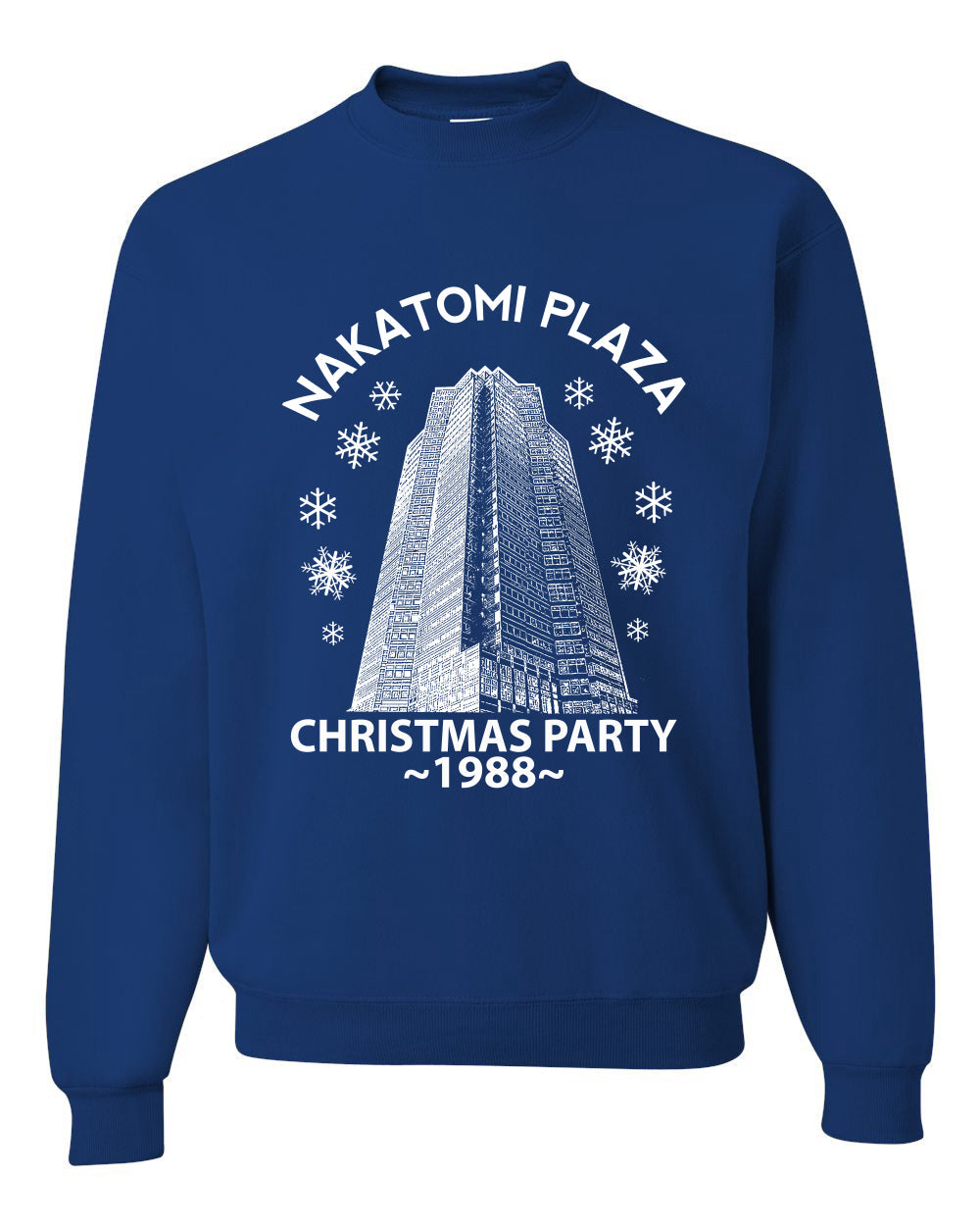 Nakatomi Plaza Christmas Party 1988 Classic McClane Die Hard Christmas Unisex Crewneck Graphic Sweatshirt