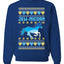 Jewnicorn Jewish Unicorn Funny Hanukkah Hanukkah Unisex Crewneck Graphic Sweatshirt