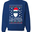 The Original Hipster Funny Santa Beard Xmas Christmas Unisex Crewneck Graphic Sweatshirt