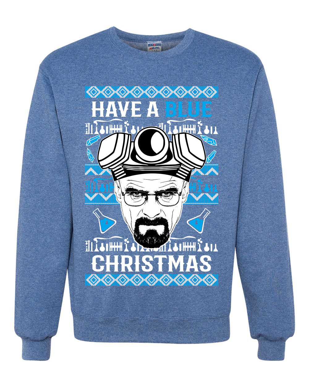 Have a Blue Christmas Walter Breaking TV Christmas Unisex Crewneck Graphic Sweatshirt