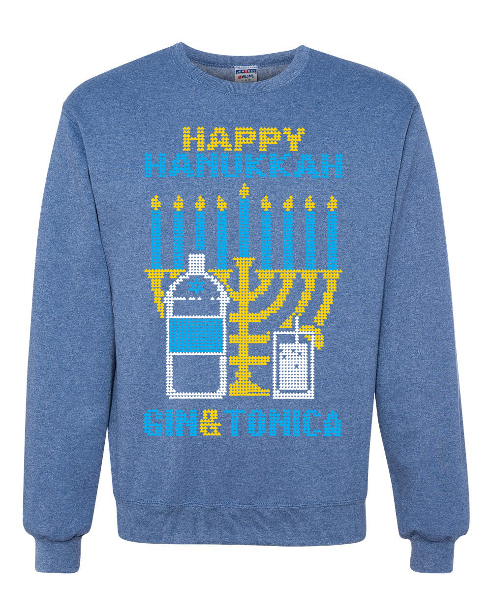 Hanukkah Imagine If Your Phone Battery was Low but Lasted 8 Days  Hanukkah Unisex Crewneck Graphic Sweatshirt