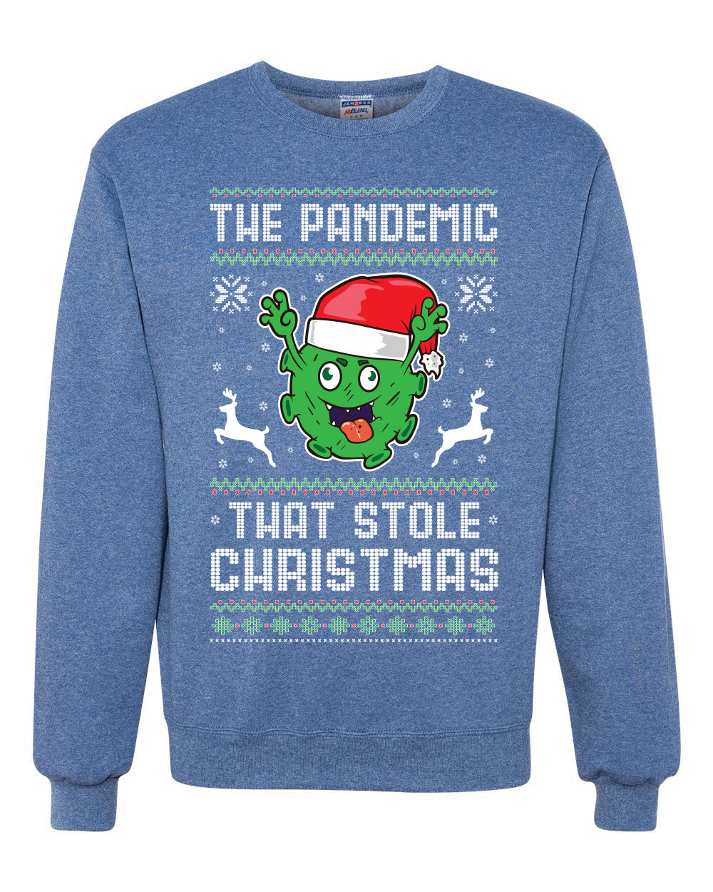 The Pandemic that Stole Christmas Hanukkah Unisex Crewneck Graphic Sweatshirt