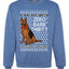Zero Bark Thirty Funny Dog Xmas Ugly Christmas Unisex Crewneck Graphic Sweatshirt
