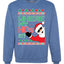 Santa Where My Hos At? Christmas Unisex Crewneck Graphic Sweatshirt