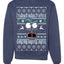 i turned myself into a christmas sweater morty Christmas Unisex Crewneck Graphic Sweatshirt