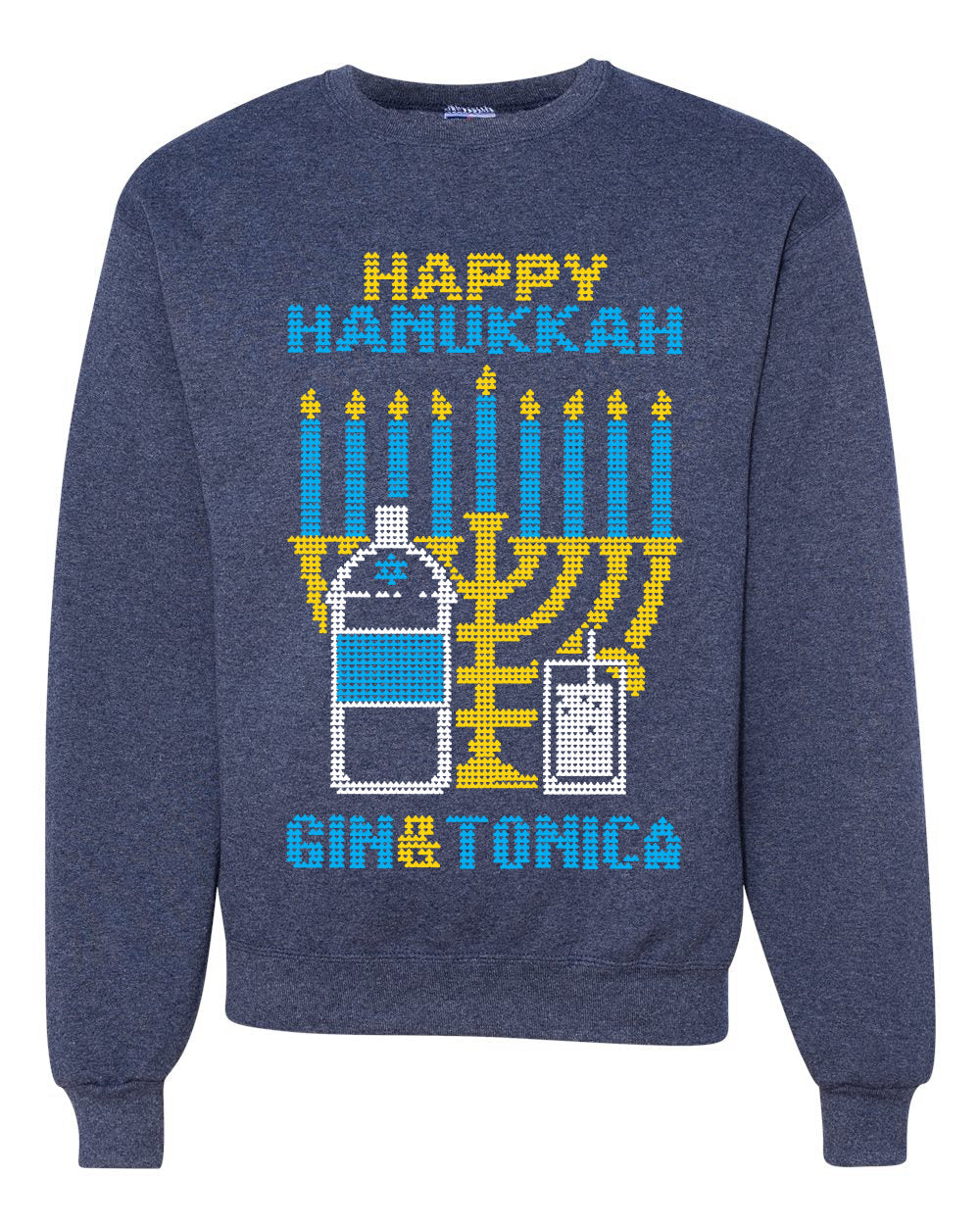 Hanukkah Imagine If Your Phone Battery was Low but Lasted 8 Days  Hanukkah Unisex Crewneck Graphic Sweatshirt