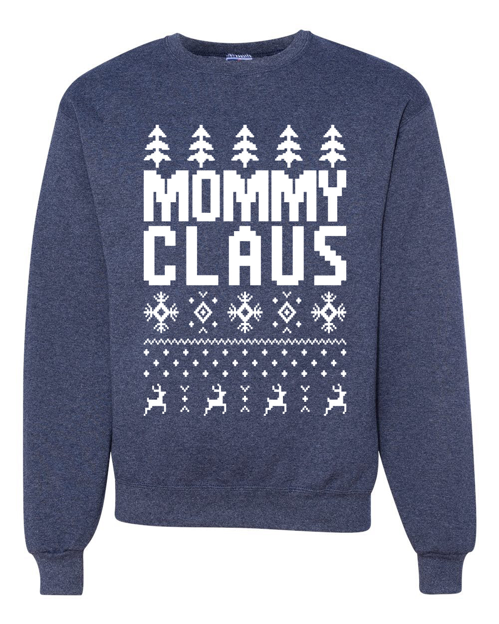 Mommy Claus Christmas Unisex Crewneck Graphic Sweatshirt