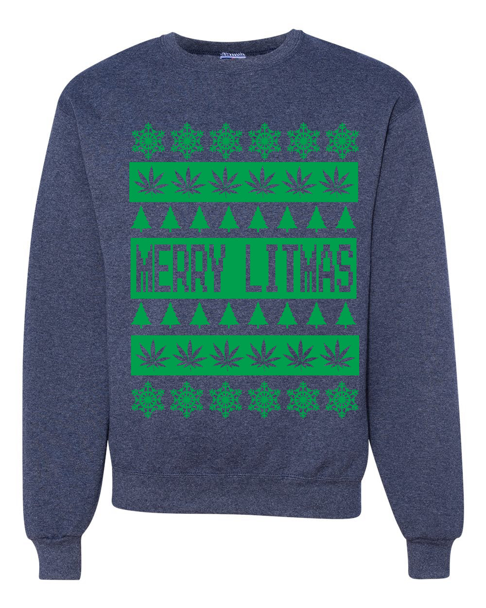 Merry Litmas Unisex Crewneck Graphic Sweatshirt