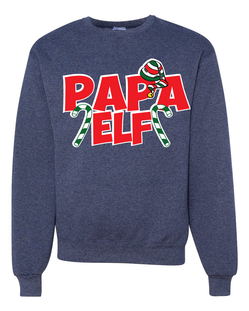 Papa Elf Unisex Crewneck Graphic Sweatshirt