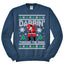 Dabbing Through The Snow Santa Christmas Unisex Crewneck Graphic Sweatshirt