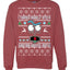 i turned myself into a christmas sweater morty Christmas Unisex Crewneck Graphic Sweatshirt