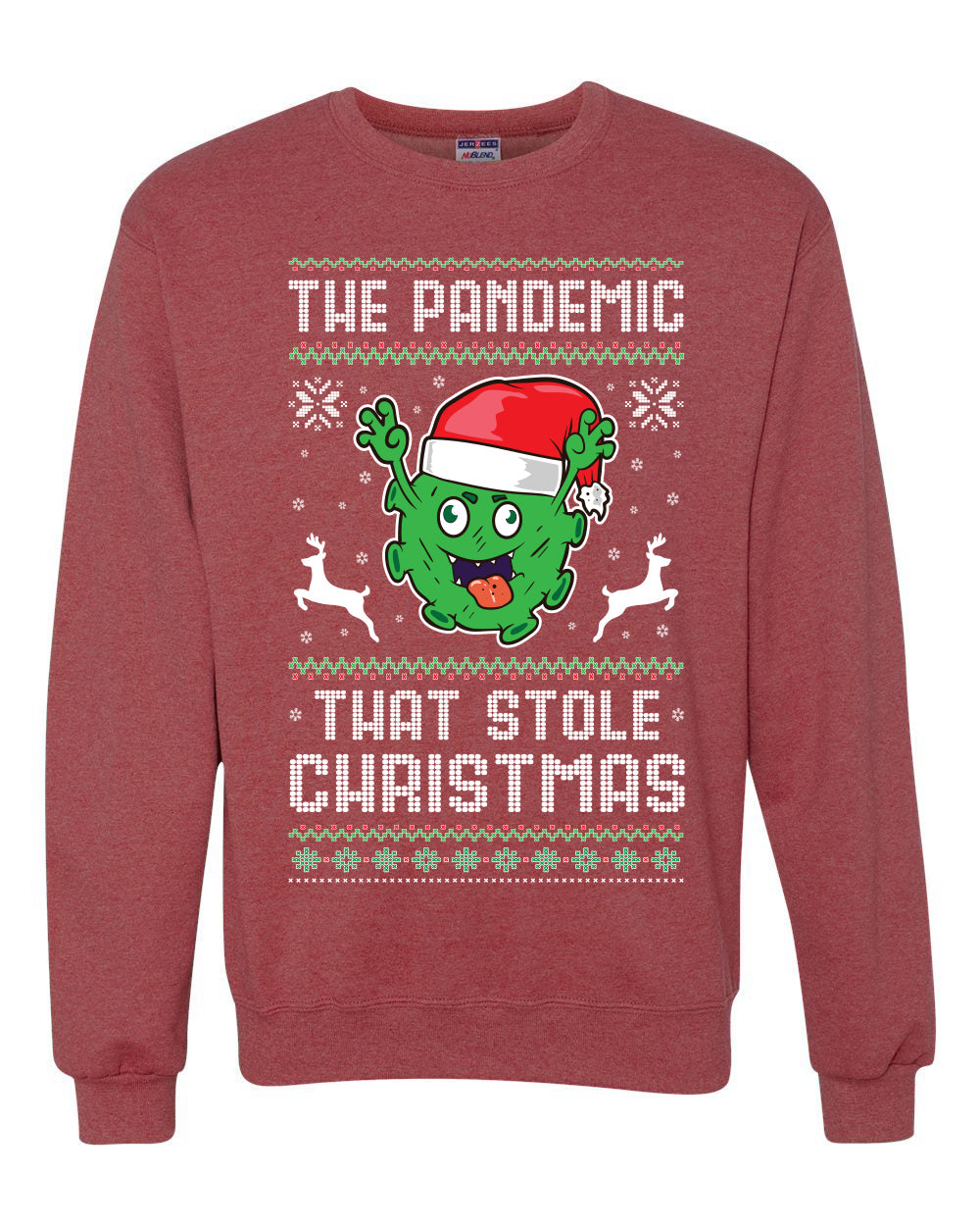 The Pandemic that Stole Christmas Hanukkah Unisex Crewneck Graphic Sweatshirt