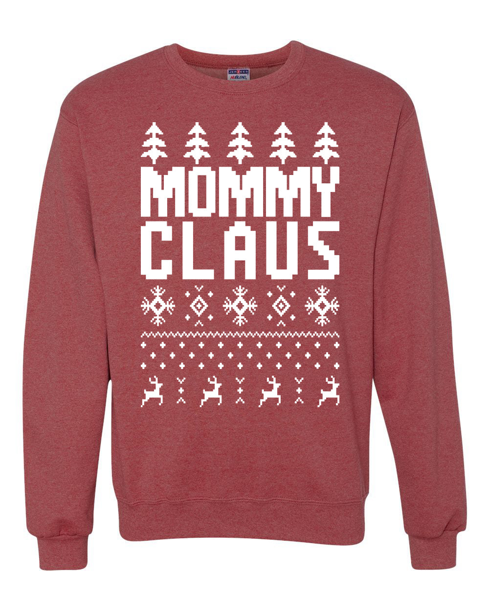Mommy Claus Christmas Unisex Crewneck Graphic Sweatshirt