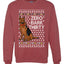 Zero Bark Thirty Funny Dog Xmas Ugly Christmas Unisex Crewneck Graphic Sweatshirt