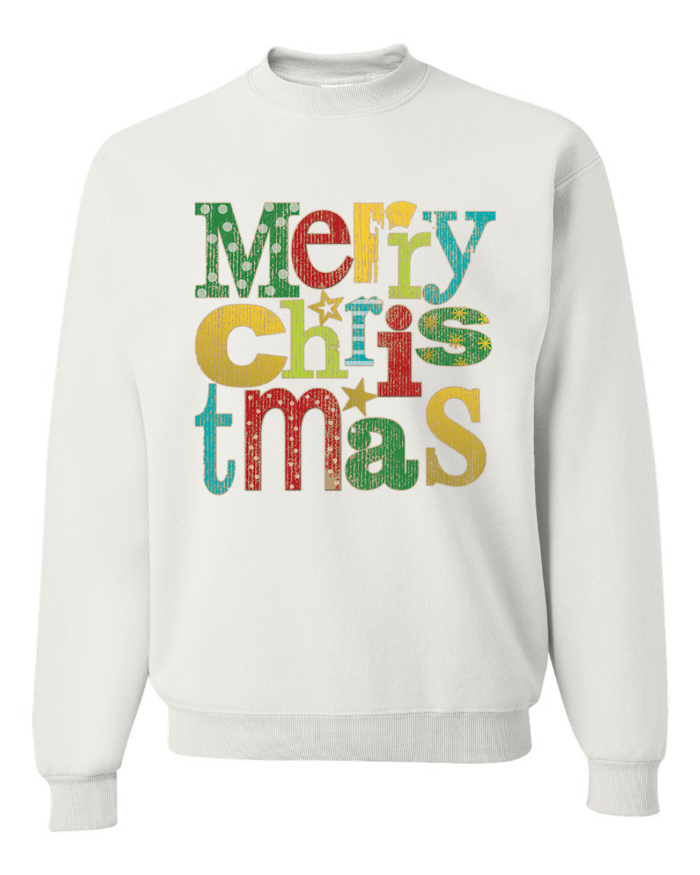 Colorfful Merry Christmas Decoration Christmas Unisex Crewneck Graphic Sweatshirt