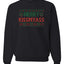 Merry Kissmyass Merry Christmas Unisex Crewneck Graphic Sweatshirt