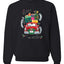 Merry and Bright Red Car Merry Christmas Unisex Crewneck Graphic Sweatshirt