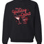 Full of Holiday Spirit, Martini Drink Holiday Design Unisex Christmas Sweater, Crewneck Sweatshirts