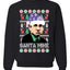 Santa Mike Michael Scott The Office Merry Ugly Christmas Sweater Unisex Crewneck Graphic Sweatshirt
