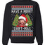 Merry Swiftmas Ugly Christmas Sweater Unisex Crewneck Sweatshirt