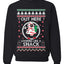 Out Here Looking Like A Snack Cookie Ugly Christmas Sweater Unisex Crewneck Sweatshirt