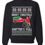 Cousin Eddie Merry Christmas Shitter's Full Ugly Christmas Sweater Unisex Crewneck Sweatshirt