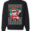 Yo Yo Yo Black Santa Ugly Christmas Sweater Unisex Crewneck Sweatshirt
