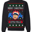 Merry Christmas Little Fella Funny 90s Harry Movie Quote Ugly Christmas Sweater