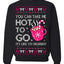 You Can Take Me Hot to Go, Hot Cocoa Viral Song Pop Music Ugly Christmas Sweater Crewneck Sweatshirt