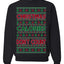Christmas Calories Don't Count Funny Family Holidays Ugly Christmas Sweater Crewneck Sweatshirt