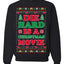 Die Hard is a Christmas Movie Classic McClane Nakatomi Ugly Christmas Sweater Crewneck Sweatshirt