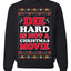 Die Hard is a Not Christmas Movie | McClane Nakatomi Ugly Christmas Sweater Crewneck Sweatshirt
