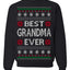 Best Grandma Ever Classic Winter Holidays Ugly Christmas Sweater Crewneck Sweatshirt