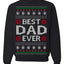 Best Dad Ever Classic Winter Holidays Ugly Christmas Sweater Crewneck Sweatshirt