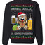 Arriba Abajo Al Centro Pa'Dentro Cheers to Health Salud Ugly Christmas Sweater Crewneck Sweatshirt