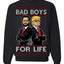 Bad Boys for Life Donald Trump JD Vance Funny 90s Movie Ugly Christmas Sweater Crewneck Sweatshirt