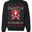What Happens on Santa's Lap Stays on Santa's Lap, Funny Dirty X Rated Naughty Ugly Christmas Sweater Crewneck Sweatshirt