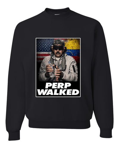 Venezuelan Dictator Maduro Captured Perp Walked Sweater, Unisex Crewneck Sweatshirts