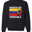 Freedom For Venezuelan Raised Fist Sweater, Unisex Crewneck Sweatshirts