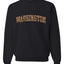 Washington  Camo Fill Orange Outline Sweater, Unisex Crewneck Sweatshirts