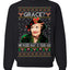 Aunt Grace? She Died 30 Years Ago, Blessing Ugly Christmas Sweater Unisex Crewneck Sweatshirt