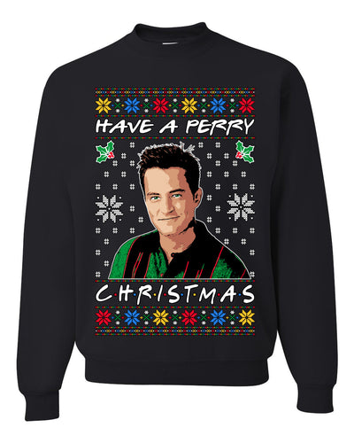 Have a Perry Christmas Ugly Christmas Sweater Unisex Crewneck Sweatshirt
