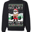 No Lift No Gift Fitness Workout Santa Ugly Christmas Sweater Unisex Crewneck Sweatshirt