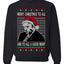 Sleepy Joe Merry Xmas To All And All A Good Night Ugly Christmas Sweater Unisex Crewneck Sweatshirt