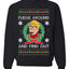 Fudge Around And Find Out Story Ugly Christmas Sweater Unisex Crewneck Sweatshirt