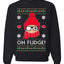 Oh Fudge Funny Story Ugly Christmas Sweater Unisex Crewneck Sweatshirt