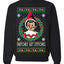 Snitches Get Stitches Meme Elf On A  Ugly Christmas Sweater Unisex Crewneck Sweatshirt