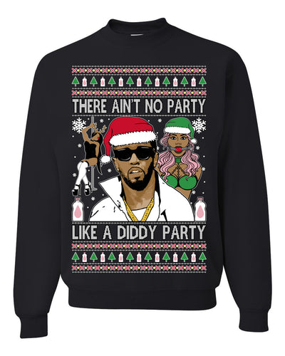 There Ain't No Party Like a Diddy Party Viral Music Meme Ugly Christmas Sweater
